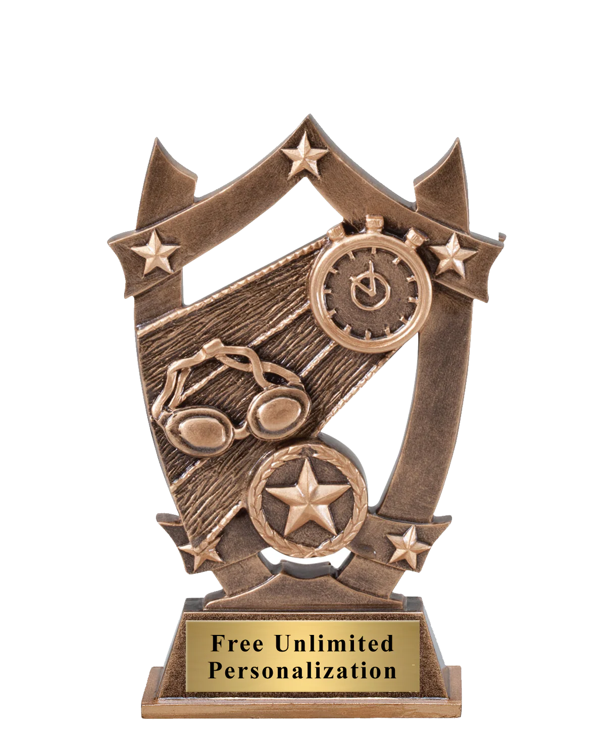Star Shield Swimming Trophy