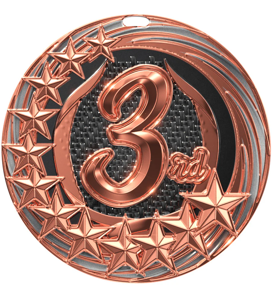Star Swirl 3rd Place Medal