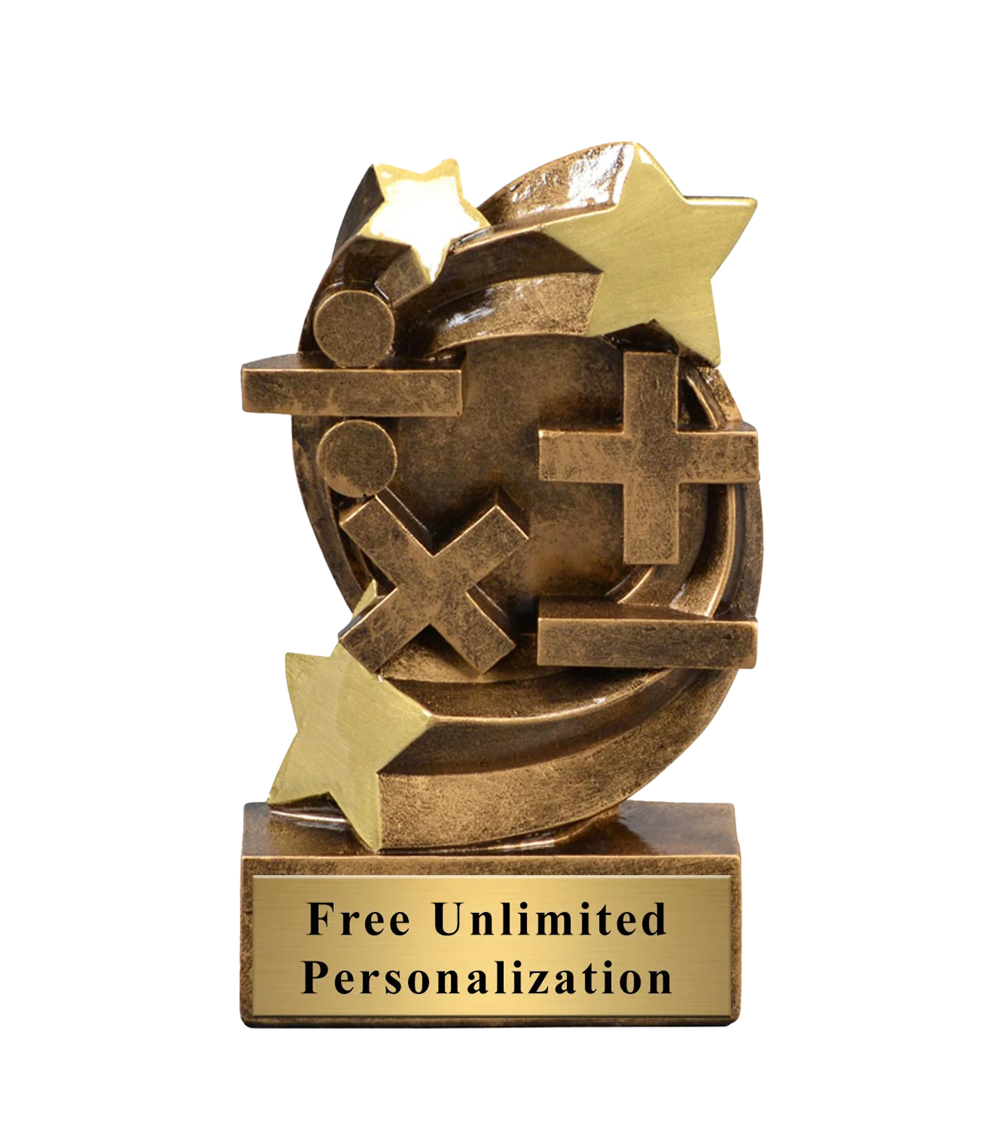 Star Swirl Math Trophy