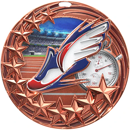 Star Swirl Track Medal - Image 3