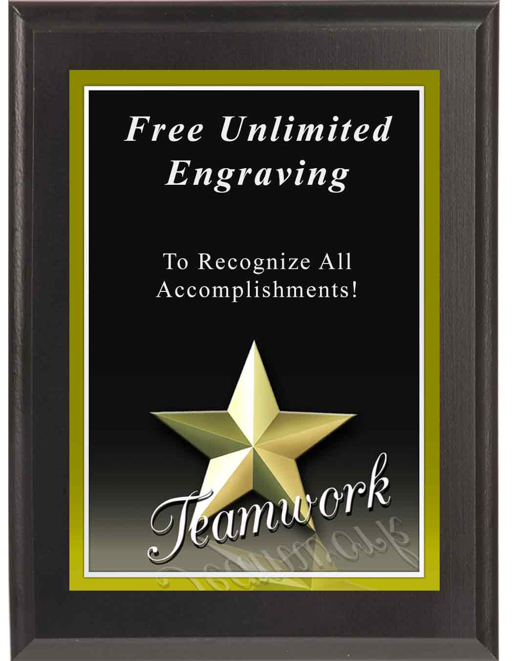 Star Teamwork Graphic Plaque - Image 4