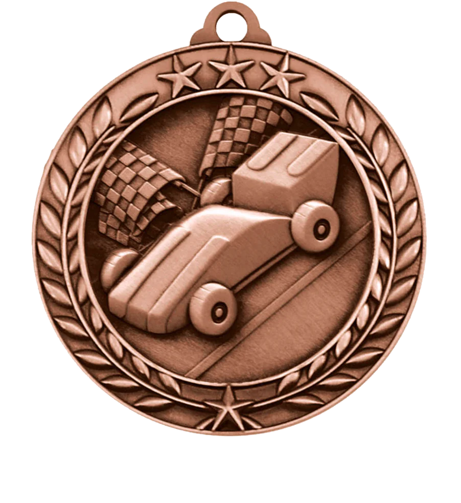 Small Star Wreath Derby Medal - Image 3