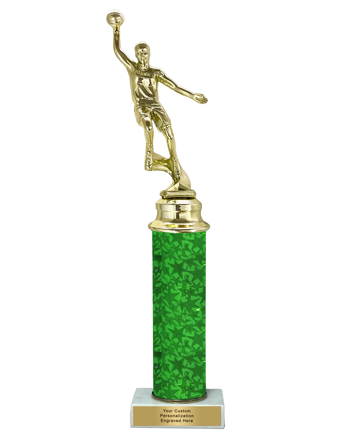 StarBlast Column Girls Basketball Trophy
