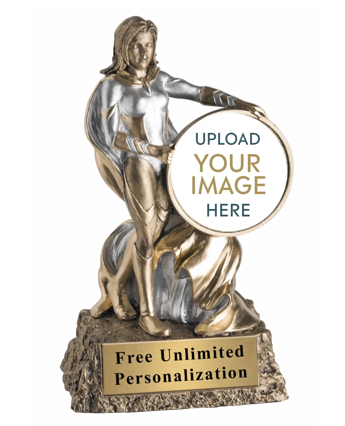Super Hero Custom Insert Trophy