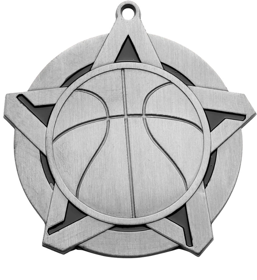Super Star Basketball Medal - Image 2