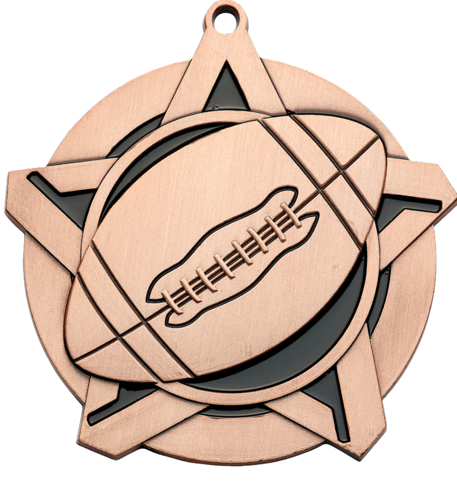 Super Star Football Medal - Image 3