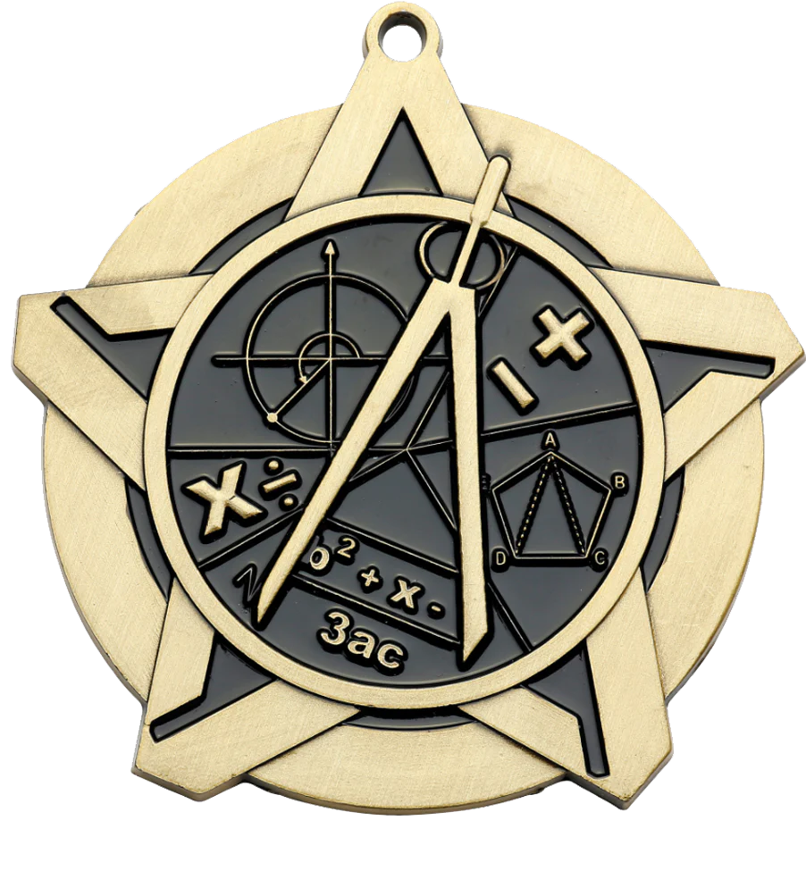 Super Star Math Medal