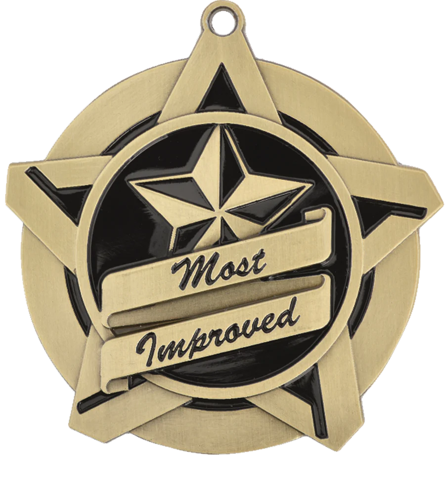 Super Star Most Improved Medal