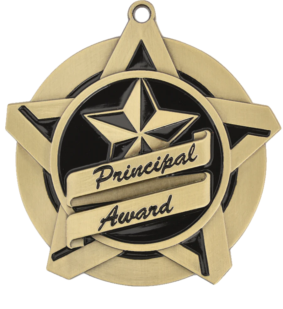 Super Star Principal Award Medal