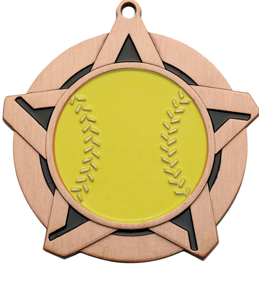 Super Star Softball Medal - Image 3