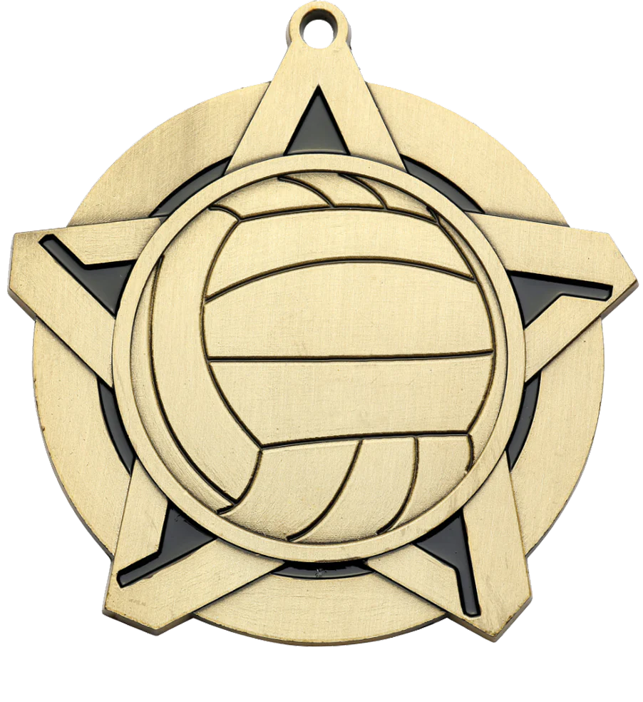 Super Star Volleyball Medal