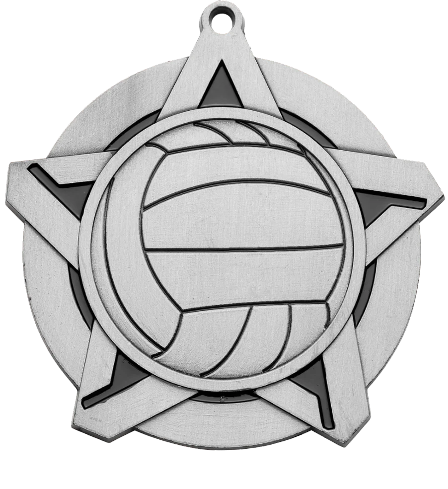 Super Star Volleyball Medal - Image 2
