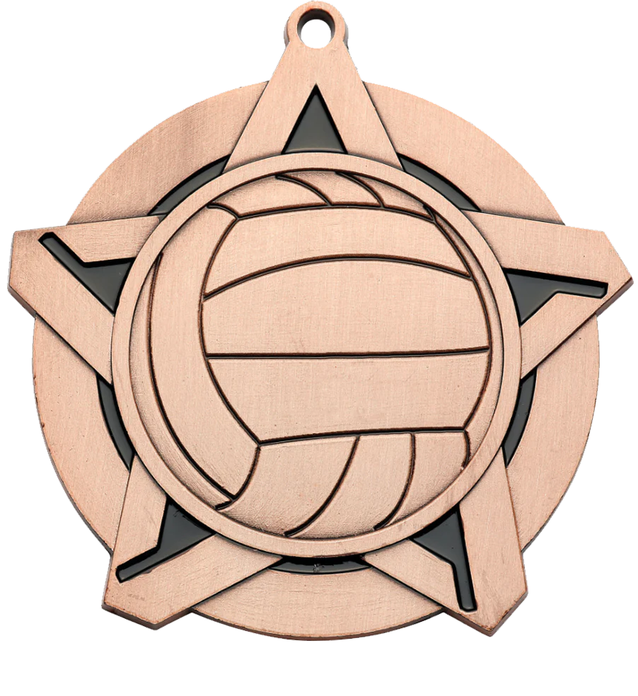 Super Star Volleyball Medal - Image 3