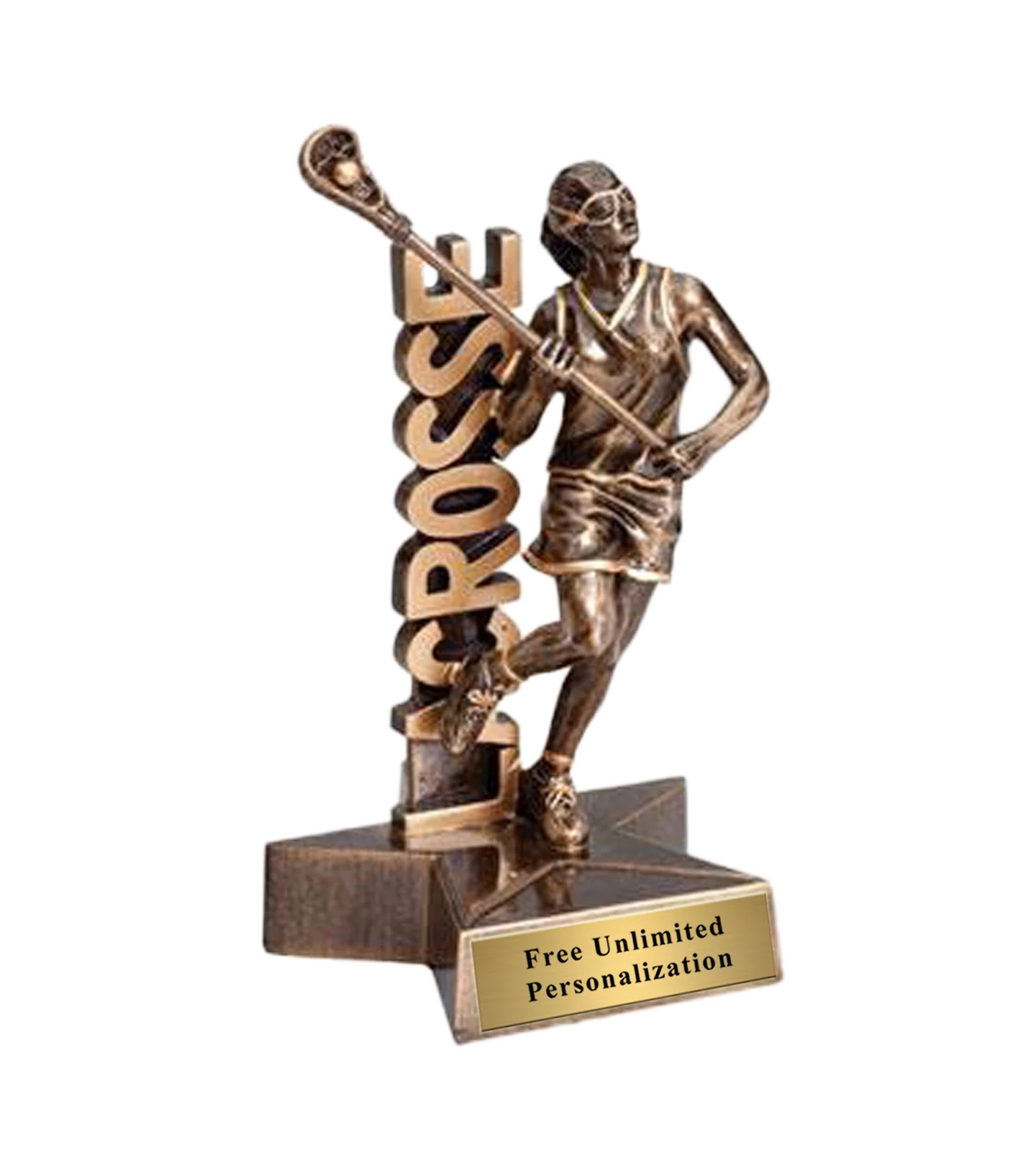 SuperStar Female Lacrosse Trophy