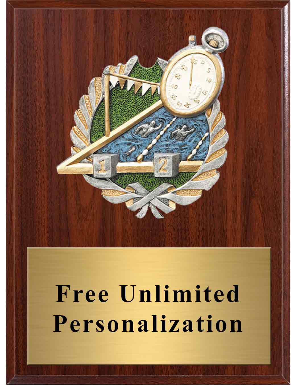 Swimming Millennium Plaque - Image 3