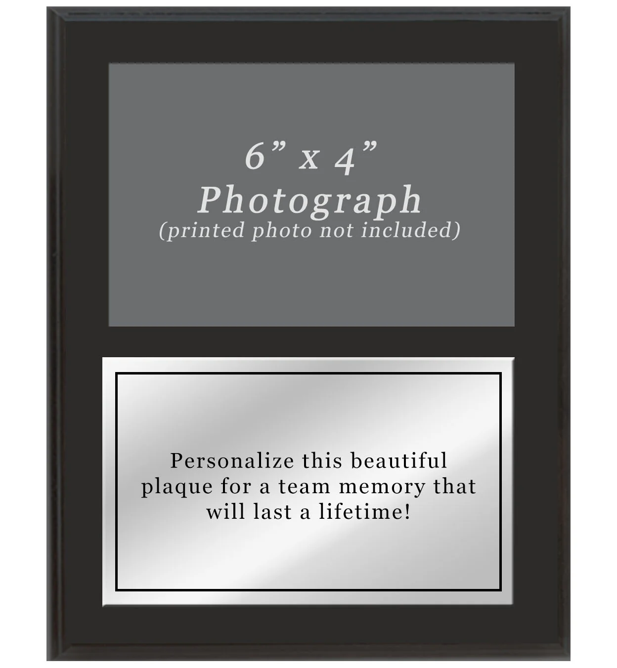 Team Photo Plaque With Silver Plate - Image 7