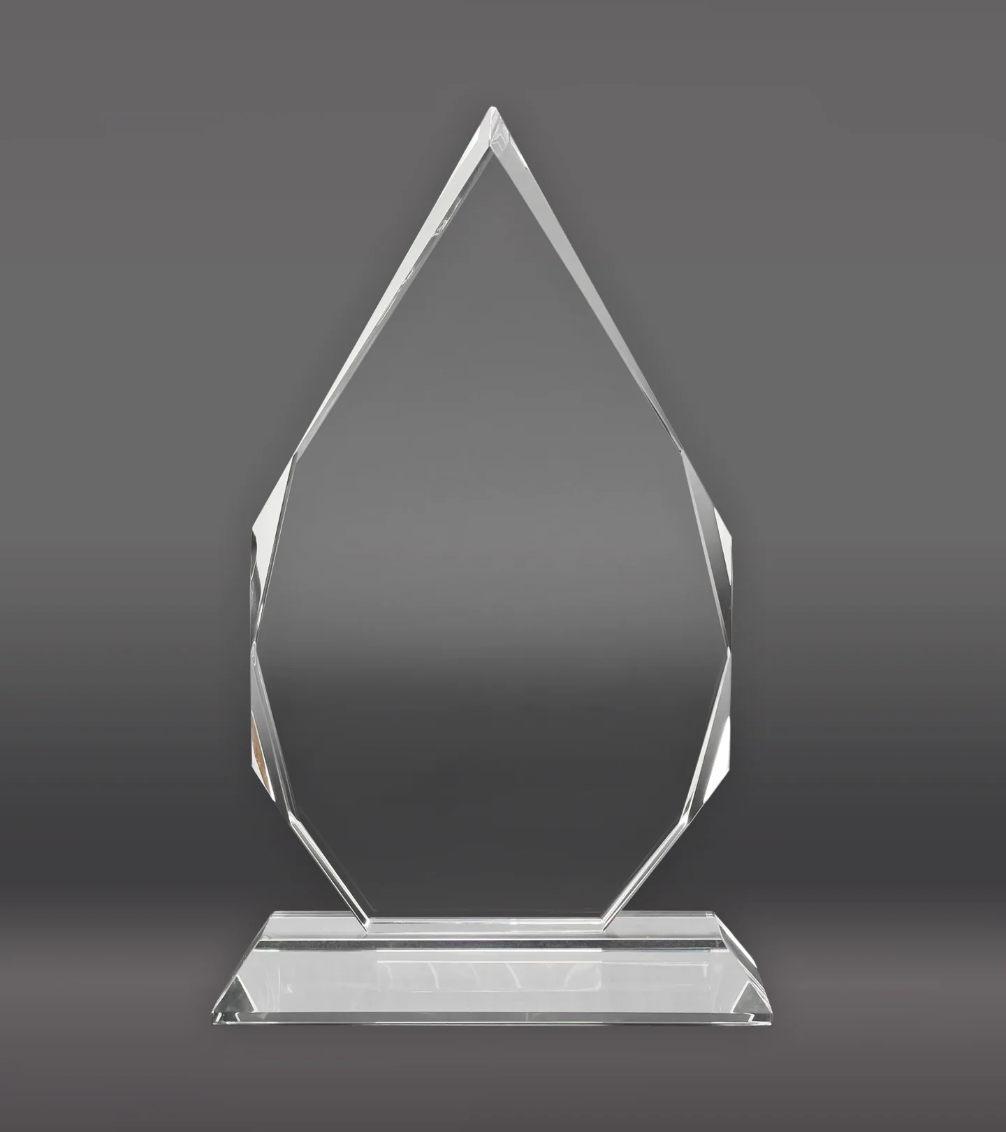 Tear Shaped Crystal Award - Image 2