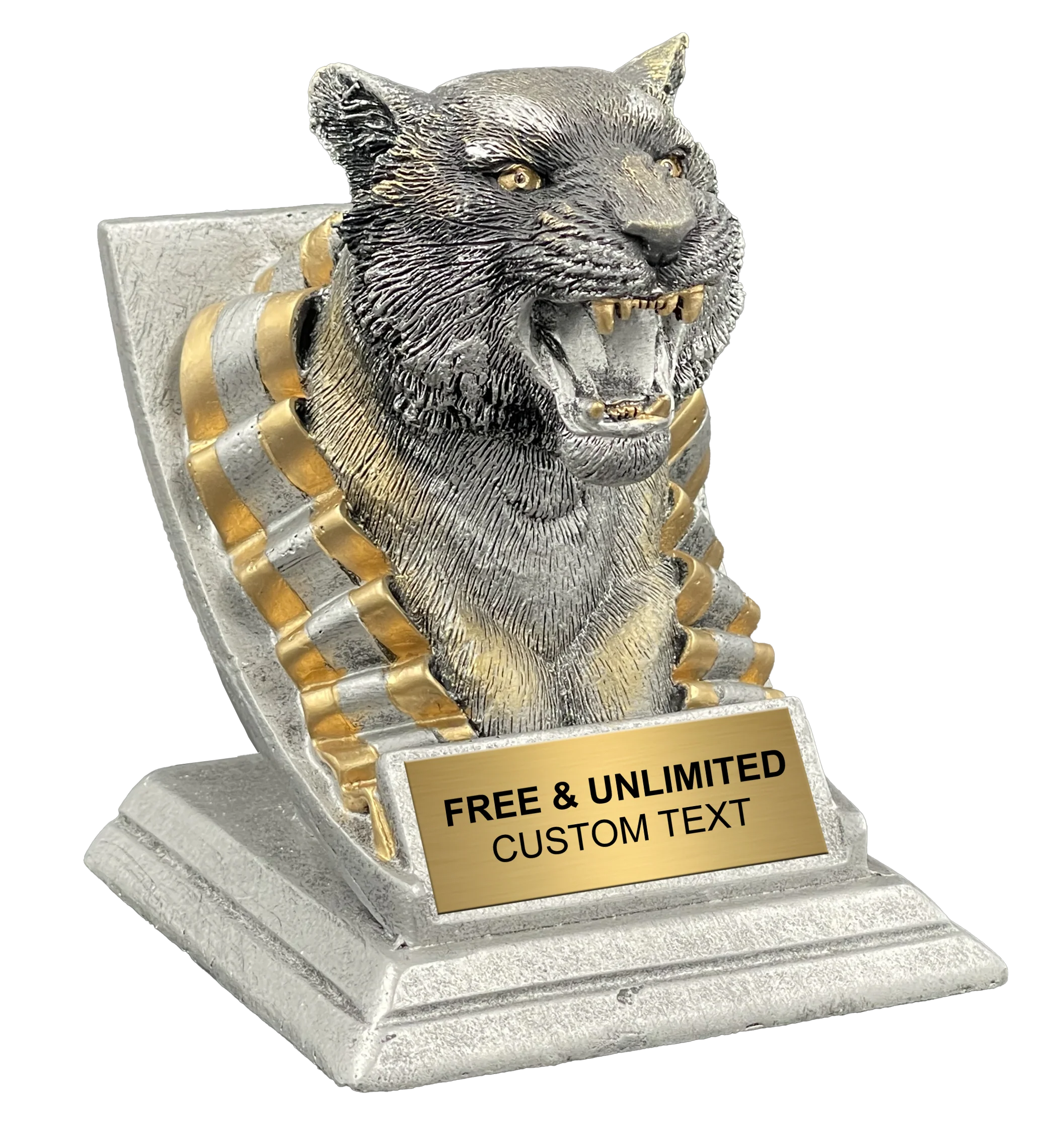 Tiger Spirit Mascot Trophy