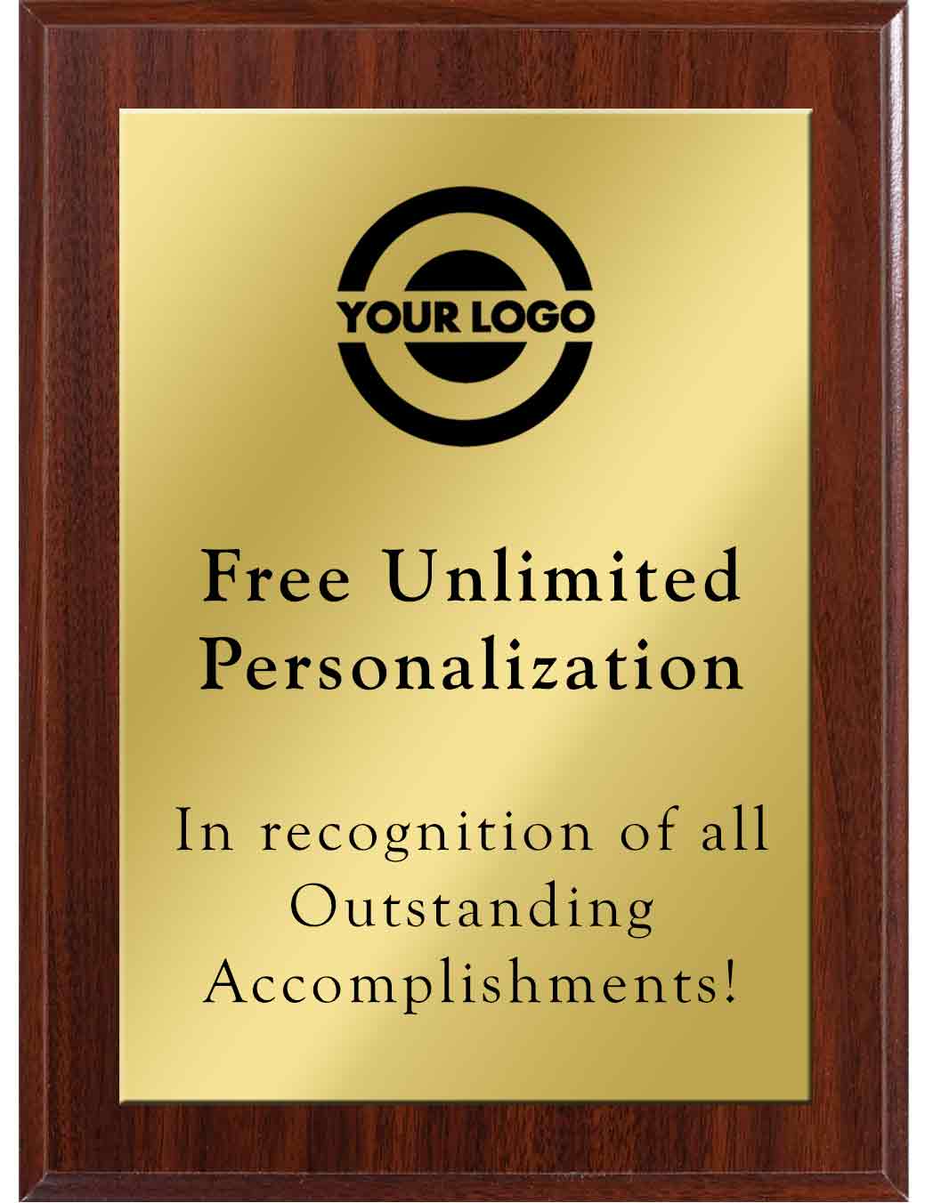 Traditional Economy Plaques With Gold Plate - Image 3