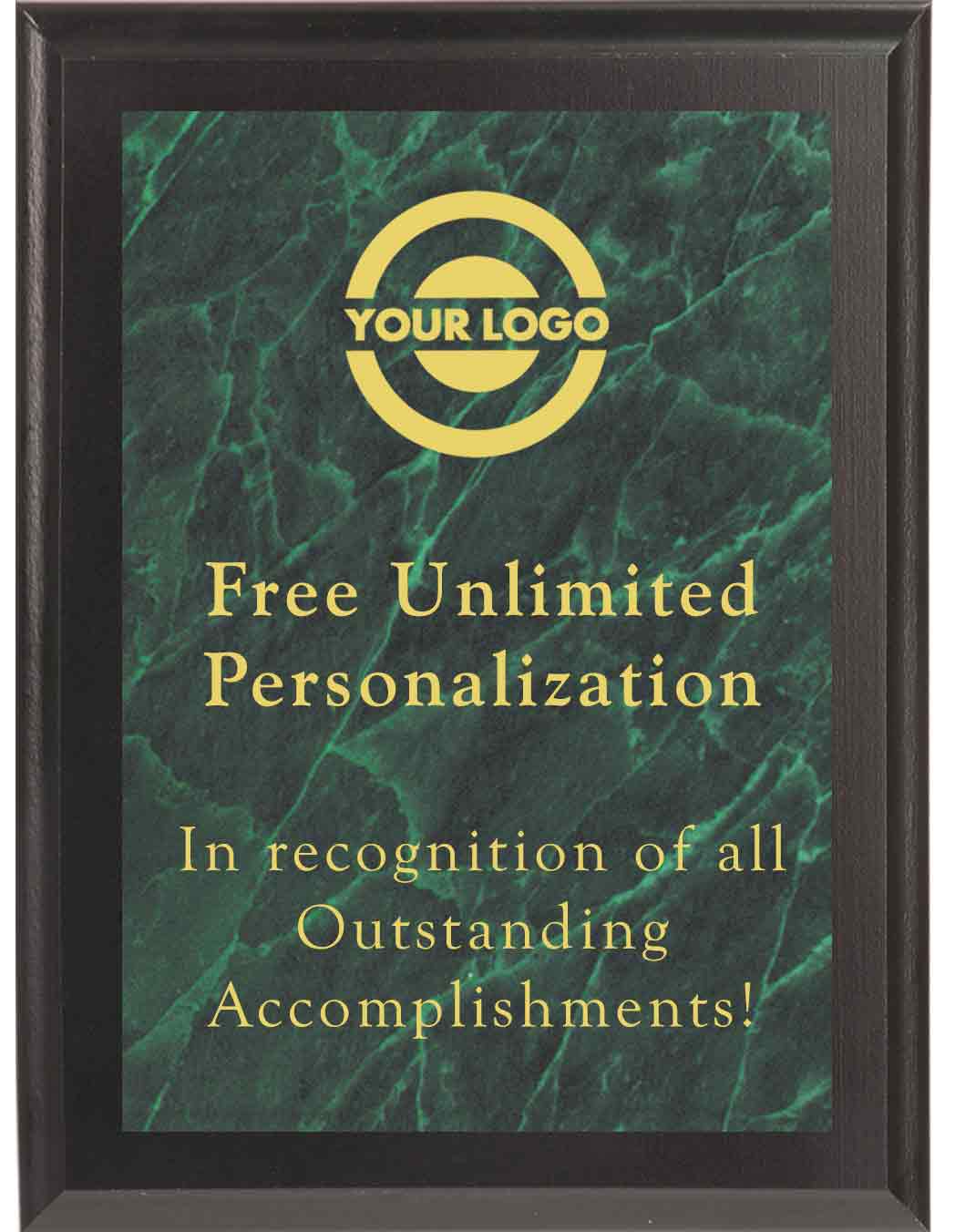 Economy Green Marble Mist Plaques - Image 4
