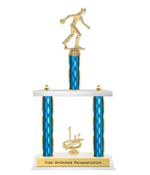 Two Tier Bowling Trophy