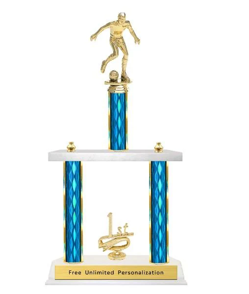 Two Tier Soccer Trophy
