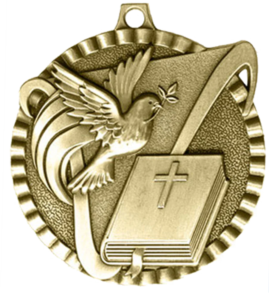 Victory Scene Religion Medal
