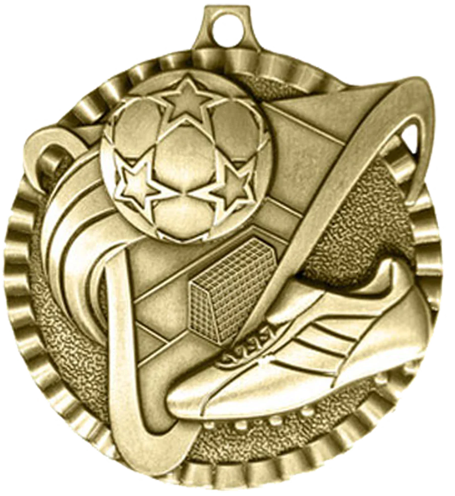 Victory Scene Soccer Medal