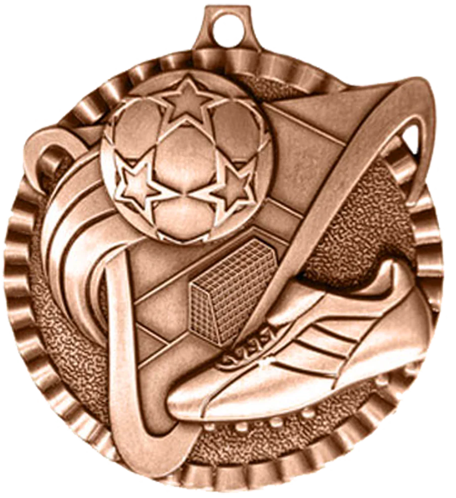 Victory Scene Soccer Medal - Image 3