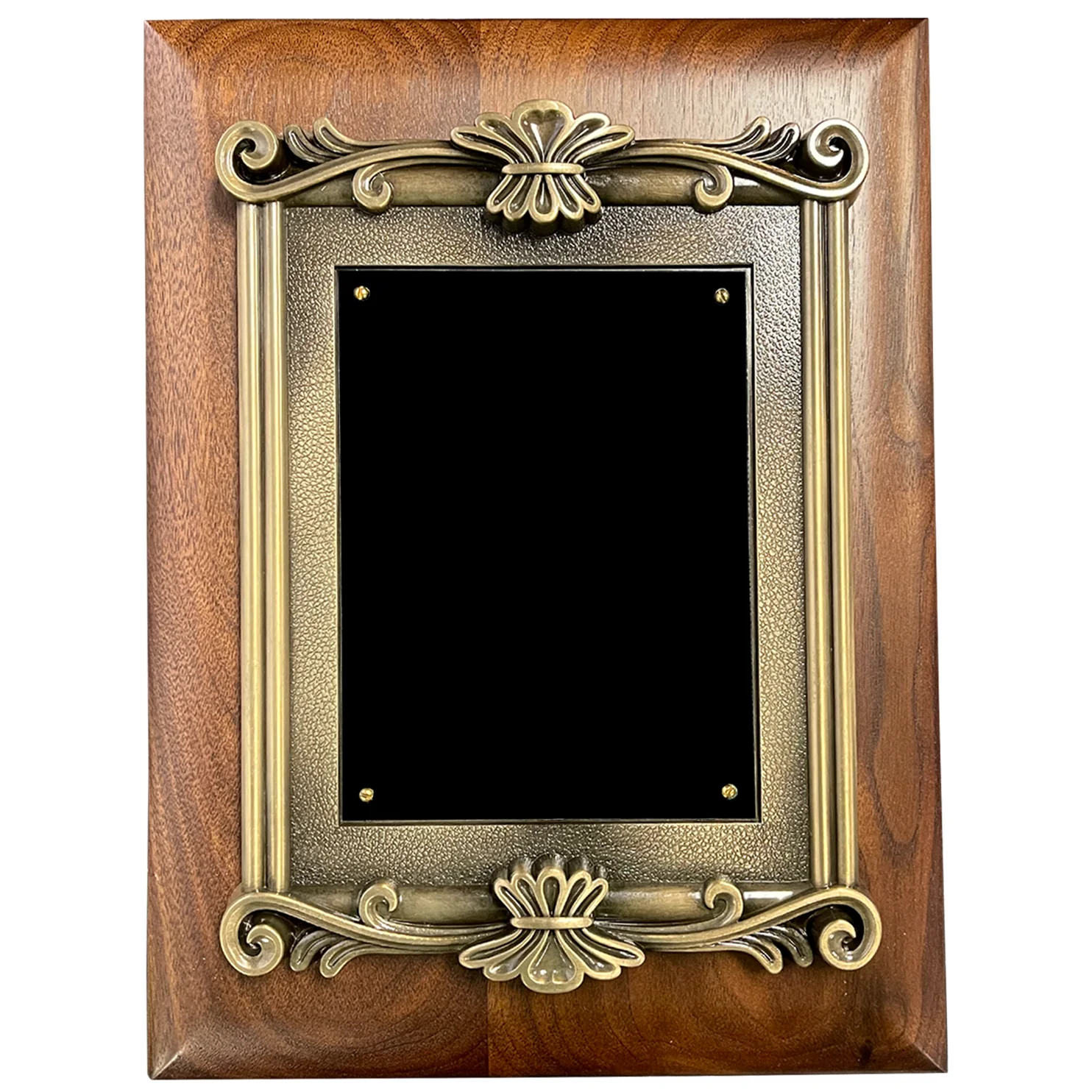 Walnut Wreath Frame Plaque - Image 2