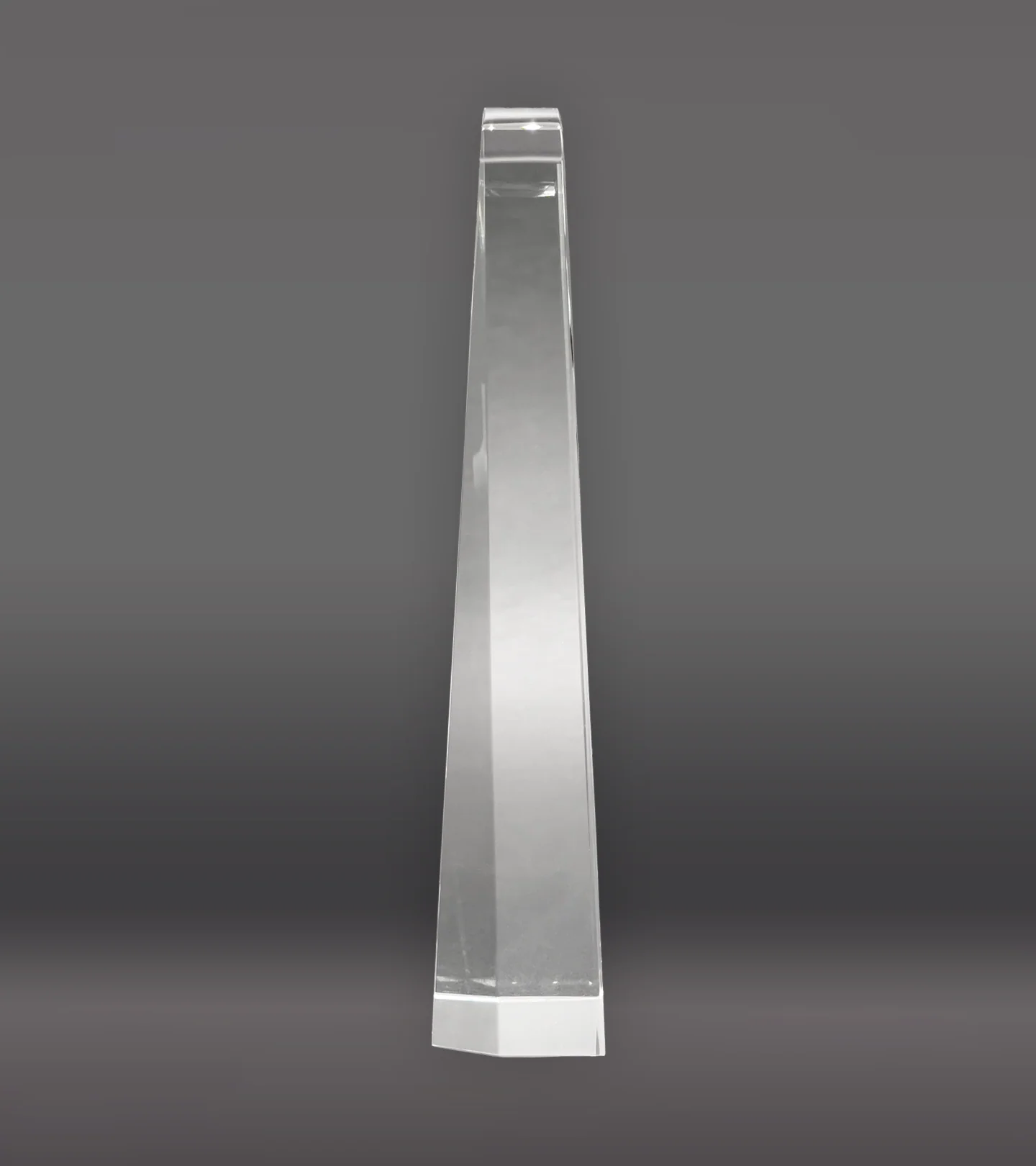 Wedge with Wave Crystal Award - Image 3