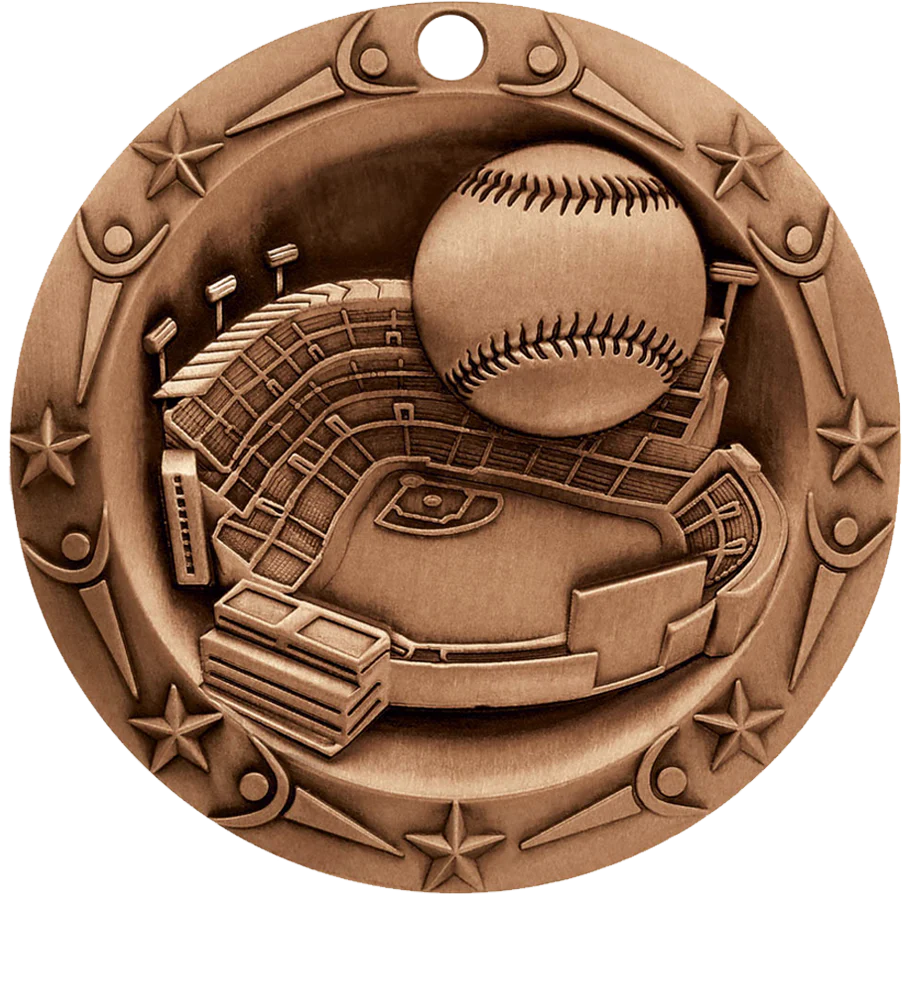 World Class Baseball Medal - Image 3