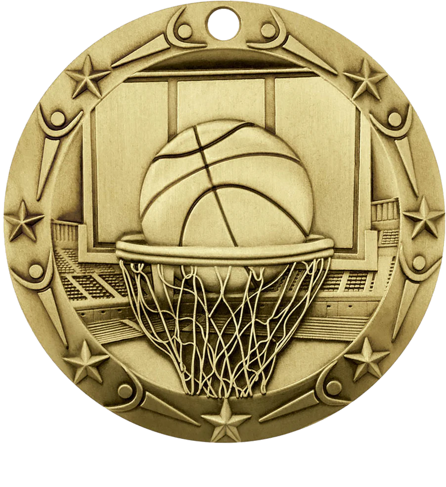 World Class Basketball Medal