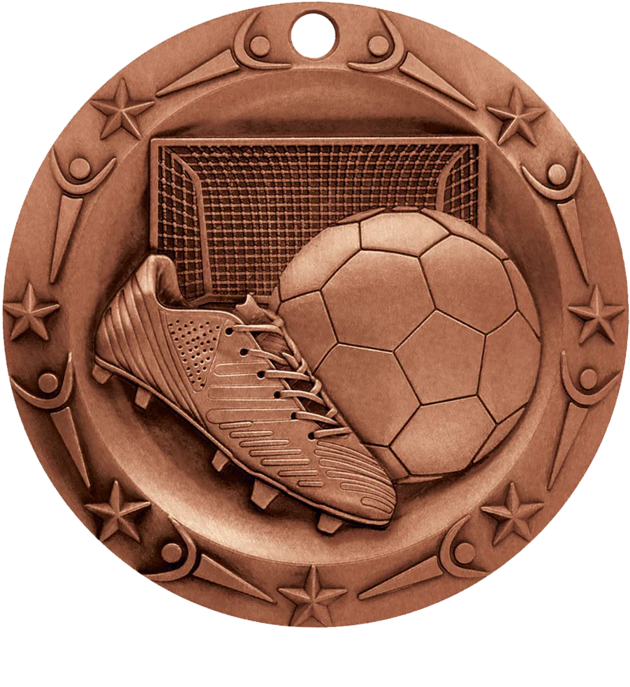 World Class Soccer Medal - Image 3