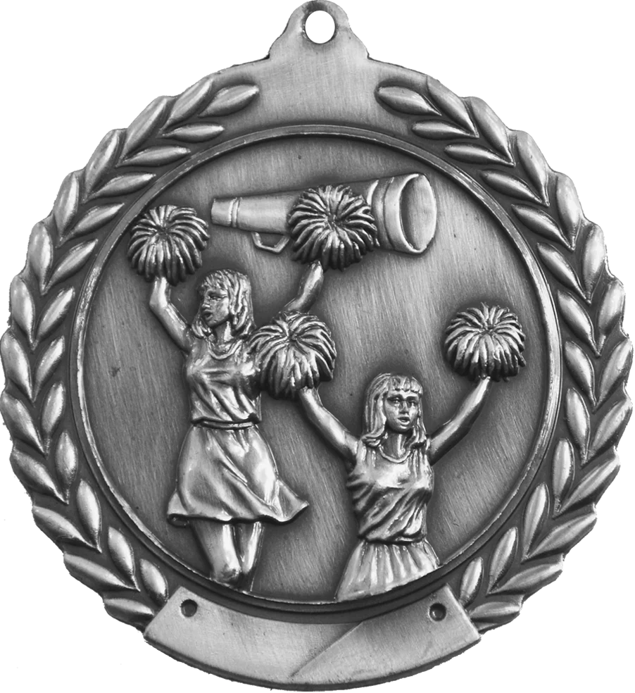 Wreath Cheerleading Medal - Image 2
