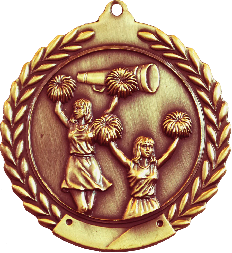 Wreath Cheerleading Medal - Image 3