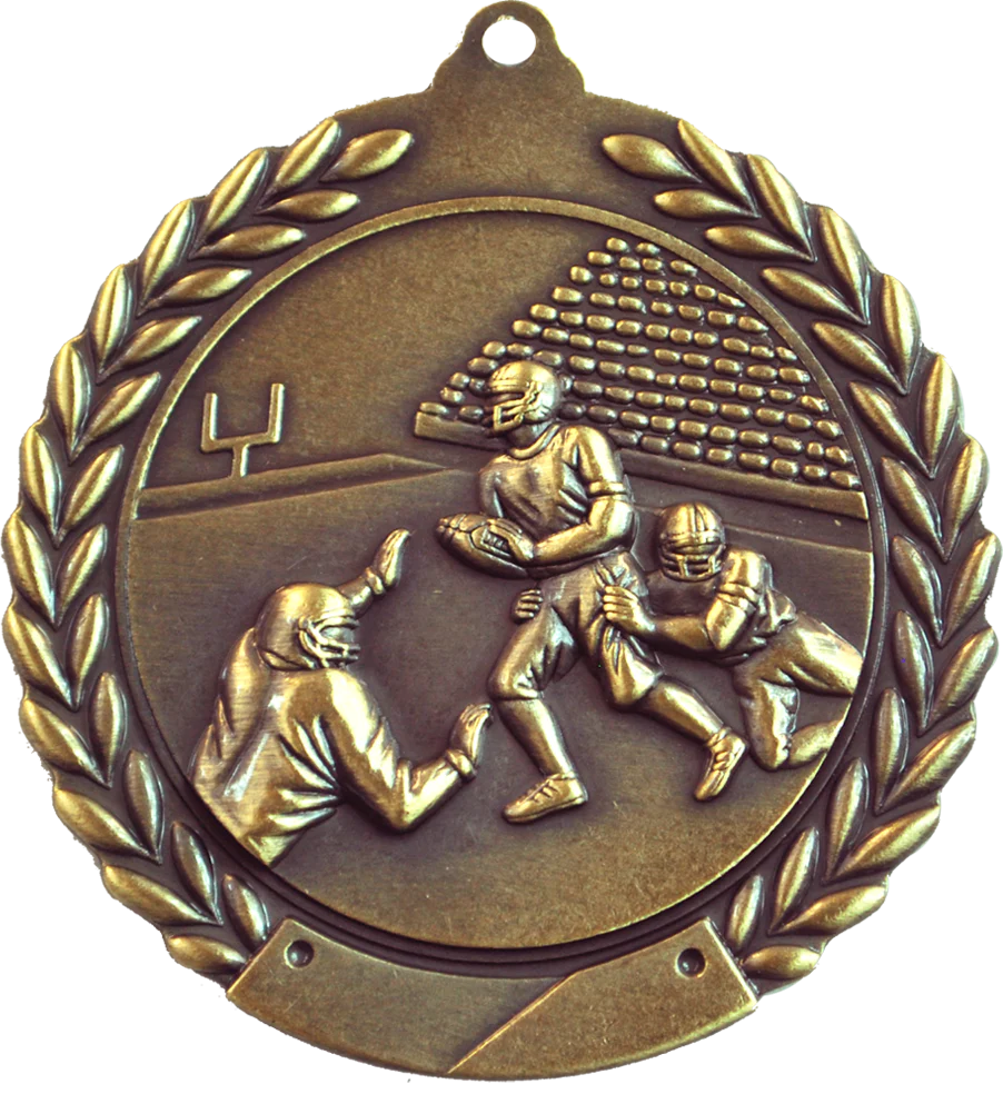 Wreath Football Medal