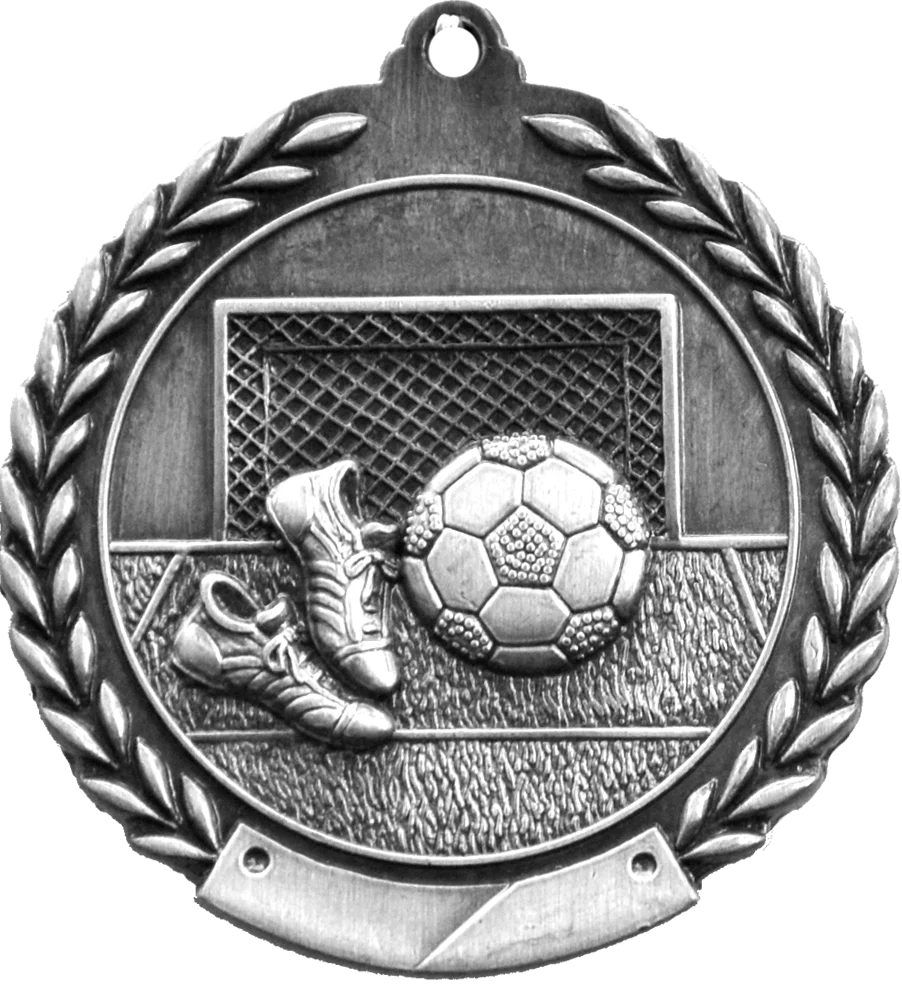Wreath Soccer Medal - Image 2