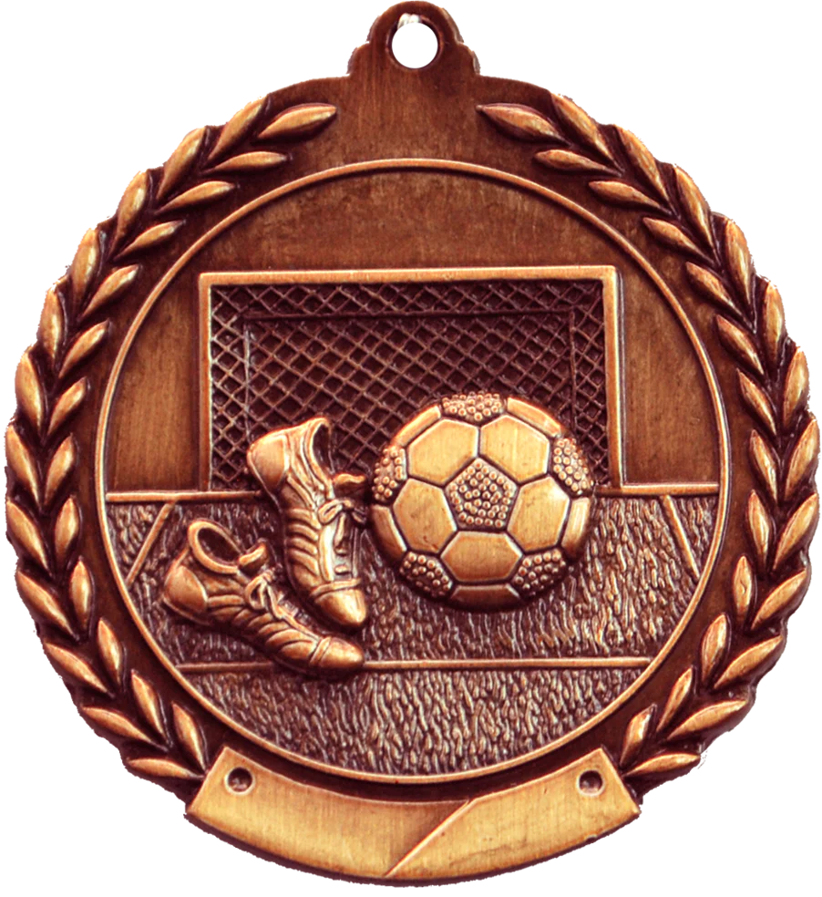 Wreath Soccer Medal - Image 3